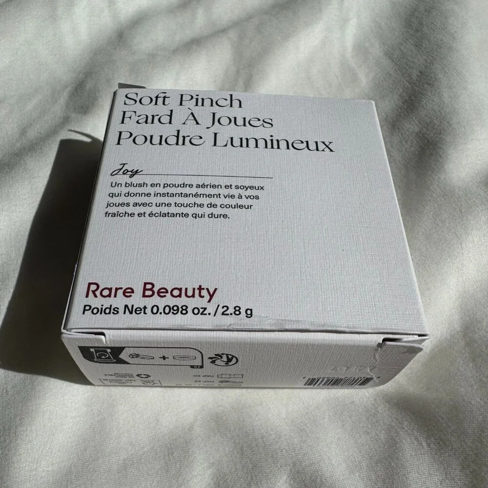 RARE Beauty Soft Pinch Luminous Powder Blush - Joy, Muted Peach Color